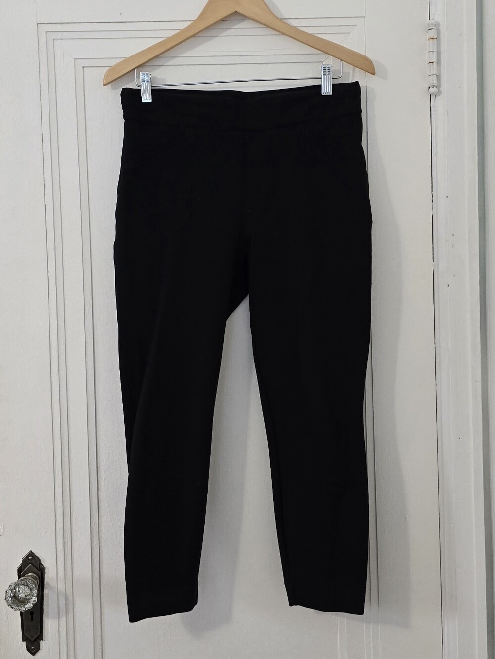 SPANX smooth PerfectFit Ponte Slim Straight Pant black size L Petite, vguc - Picture 3 of 9